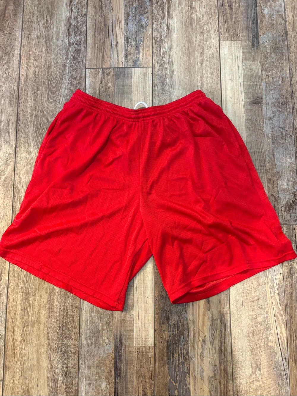 Men's Hanes Sport Red Athletic Mesh Shorts